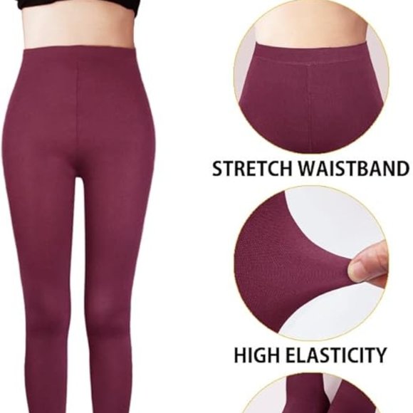 Fleece Lined Tights Size L/XL Opaque Navy Blue from VERO MONTE NWT - Picture 8 of 8